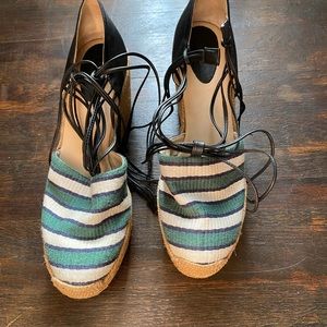 Chloe platform espadrille wedges